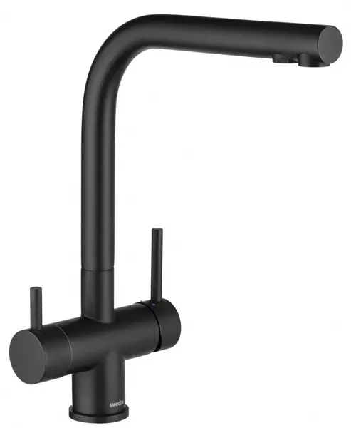 

Смеситель для кухни с подключением к фильтру «Swedbe» Selene Plus 8144B чёрный матовый