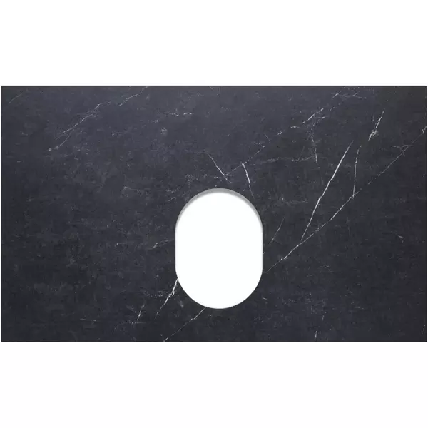 Мебельная столешница La Fenice Granite 90 без отверстия под смеситель керамогранит Black Olive Light Lappato 10680₽