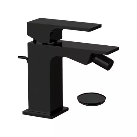 

Смеситель для биде «Remer» Absolute AU20NO с донным клапаном чёрный матовый