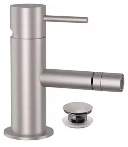 

Смеситель для биде «Remer» X-Style SSX20B с донным клапаном нержавеющая сталь