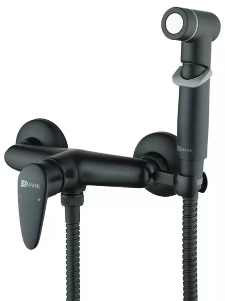 

Смеситель с гигиеническим душем «Lemark» Pramen LM3318BL чёрный