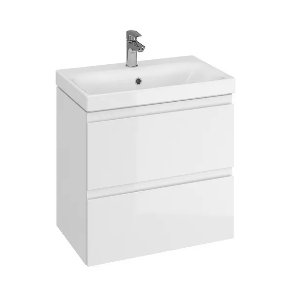 

Тумба с раковиной «Cersanit» Moduo 60 Slim 64125 (Moduo 60 Slim) подвесная белая