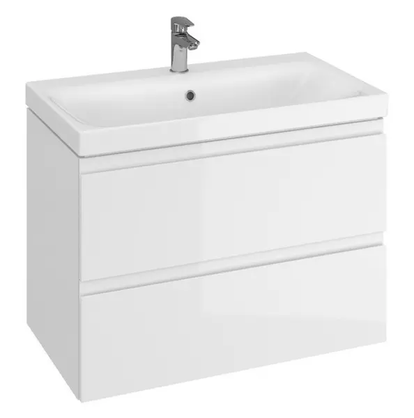 Тумба с раковиной Cersanit Moduo 80 64141 Grand 80 подвесная белая 29980₽