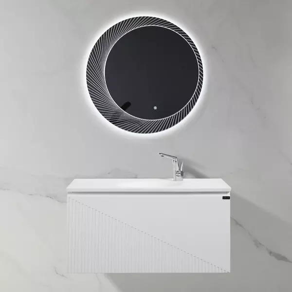 

Мебель для ванной подвесная «Black & White» U918.0900-2 белая