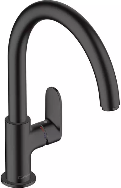 

Смеситель для кухонной мойки «Hansgrohe» Vernis Blend 71870670 чёрный матовый