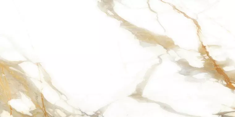 

Напольная плитка «Alma Ceramica» Calacatta Oro Lapp. 114x57 GFA114CLR04L белый