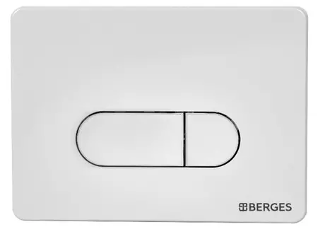 

Кнопка смыва «Berges Wasserhaus» Novum D4 Soft Touch 040034 белая