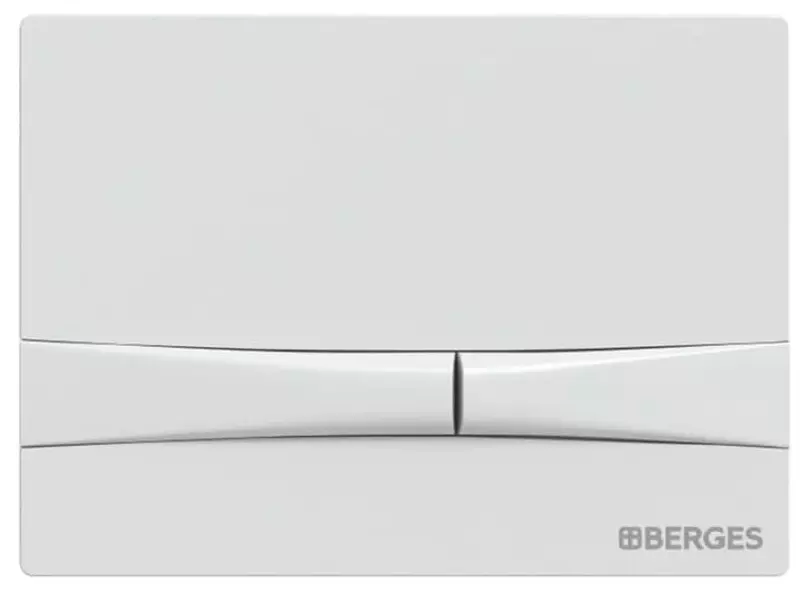 

Кнопка смыва «Berges Wasserhaus» Novum F4 Soft Touch 040054 белая