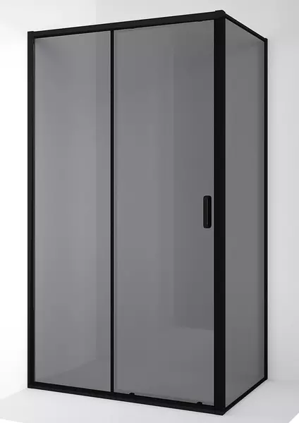

Душевой угол-ограждение «Ambassador» Forsa 17022217ABB-100ABB 110/100 тонированный/чёрный без поддона универсальный