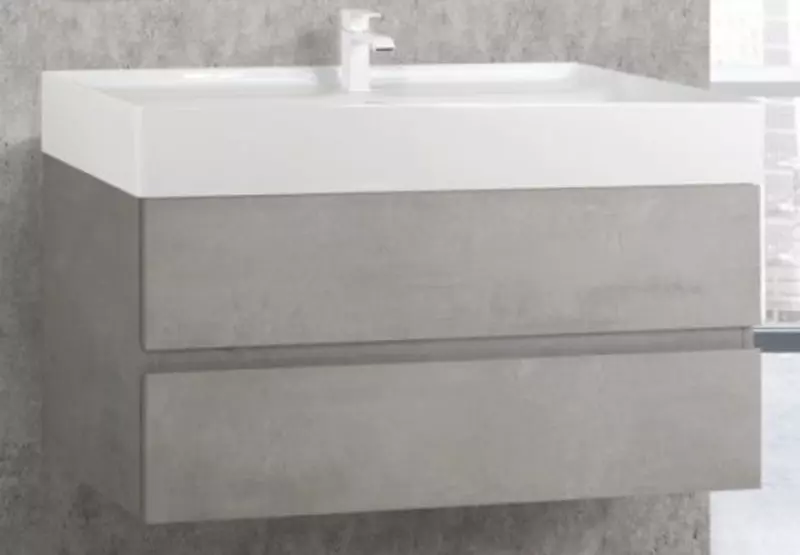 

Тумба с раковиной «Cezares» Molveno-46 120 подвесная Beton