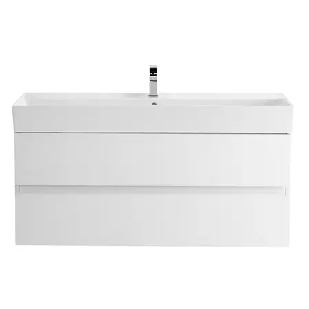 

Тумба с раковиной «Cezares» Molveno-46 120 подвесная Bianco Ghiaccio