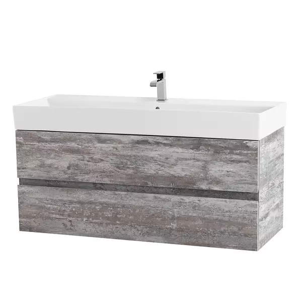 

Тумба с раковиной «Cezares» Molveno-46 120 подвесная Legno Grigio