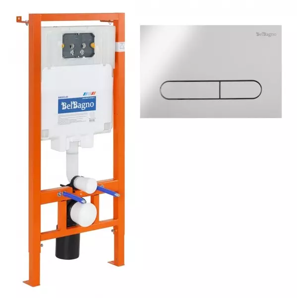

Инсталляция для унитаза с кнопкой «Belbagno» BB002-80/BB005-PR-CHROME