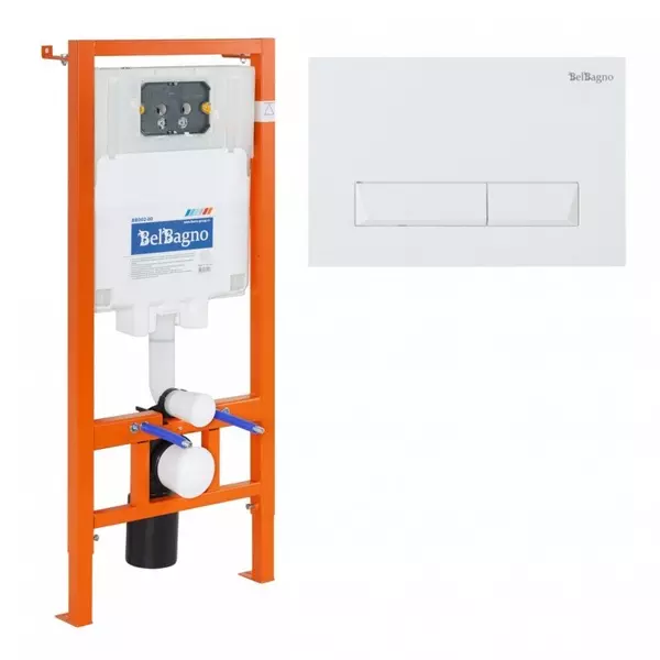 

Инсталляция для унитаза с кнопкой «Belbagno» BB002-80/BB009-MR-BIANCO