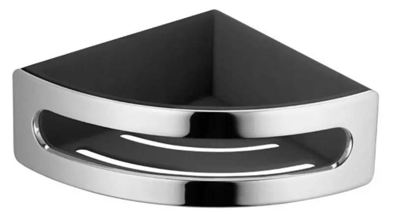 

Угловая полка в ванну «Keuco» Elegance 11657010001 на стену хром/антрацит