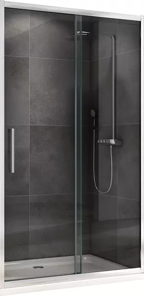 

Душевая дверь «Abber» Schwarzer Diamant AG30120H 120/195 прозрачная/хром