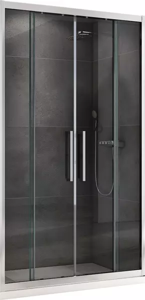 

Душевая дверь «Abber» Schwarzer Diamant AG33150H 150/195 прозрачная/хром