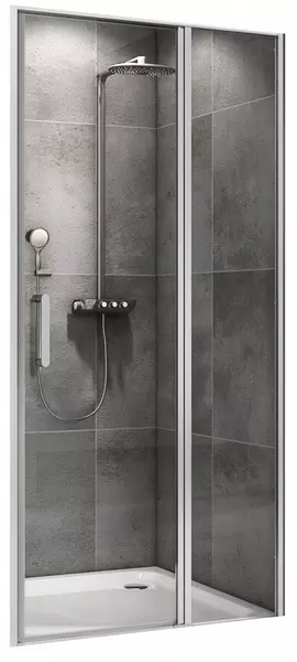 

Душевая дверь «Abber» Sonnenstrand AG04120S 120/195 прозрачная/хром