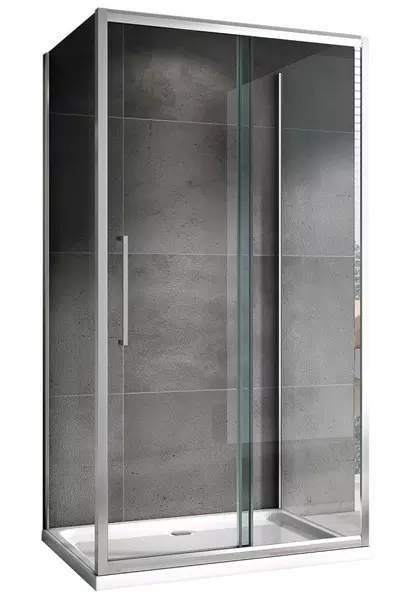 

Душевой угол-ограждение «Abber» Schwarzer Diamant AG30100H-S100-S100 100/100 квадратный прозрачный/хром без поддона
