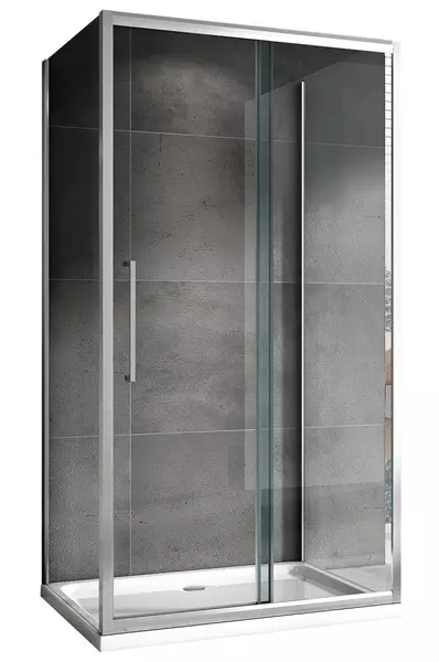 

Душевой угол-ограждение «Abber» Schwarzer Diamant AG30110H-S100-S100 110/100 прямоугольный прозрачный/хром без поддона