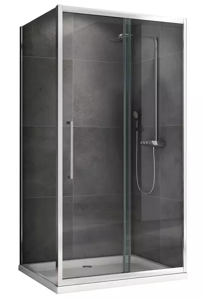 

Душевой угол-ограждение «Abber» Schwarzer Diamant AG30120H-S70 120/70 прямоугольный прозрачный/хром без поддона универсальный