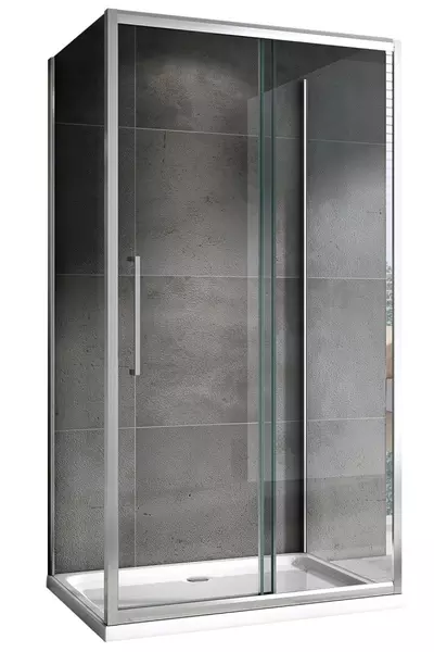 

Душевой угол-ограждение «Abber» Schwarzer Diamant AG30140H-S100-S100 140/100 прямоугольный прозрачный/хром без поддона