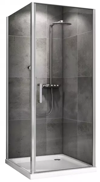 

Душевой угол-ограждение «Abber» Sonnenstrand AG04080-S80 80/80 квадратный прозрачный/хром без поддона универсальный