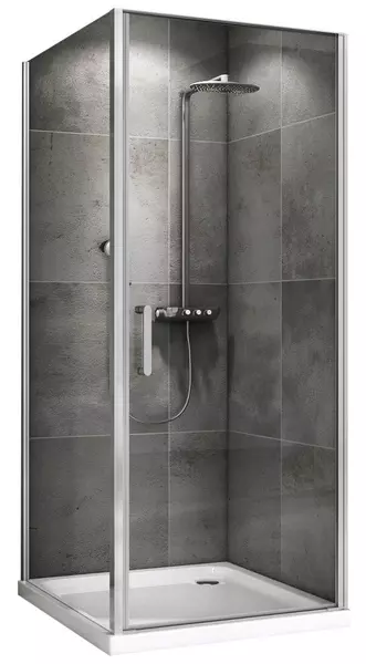 

Душевой угол-ограждение «Abber» Sonnenstrand AG04090-S100 90/100 прямоугольный прозрачный/хром без поддона универсальный