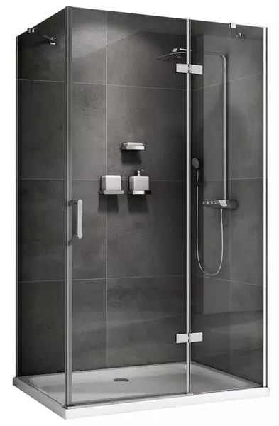 

Душевой угол-ограждение «Abber» Zart AG08120-S81 120/80 прямоугольный прозрачный/хром без поддона универсальный