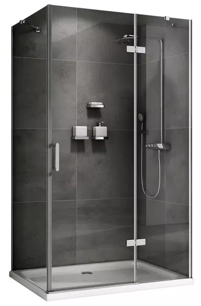 

Душевой угол-ограждение «Abber» Zart AG08120-S91 120/90 прямоугольный прозрачный/хром без поддона универсальный