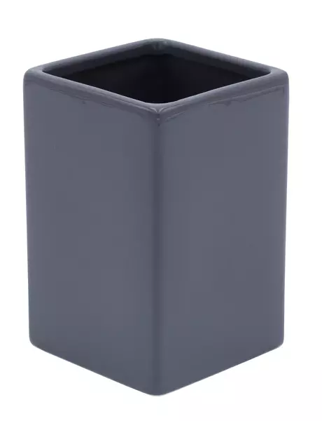 

Стакан для зубных щёток «Ridder» Cube 2135117 на стол тёмно-серый