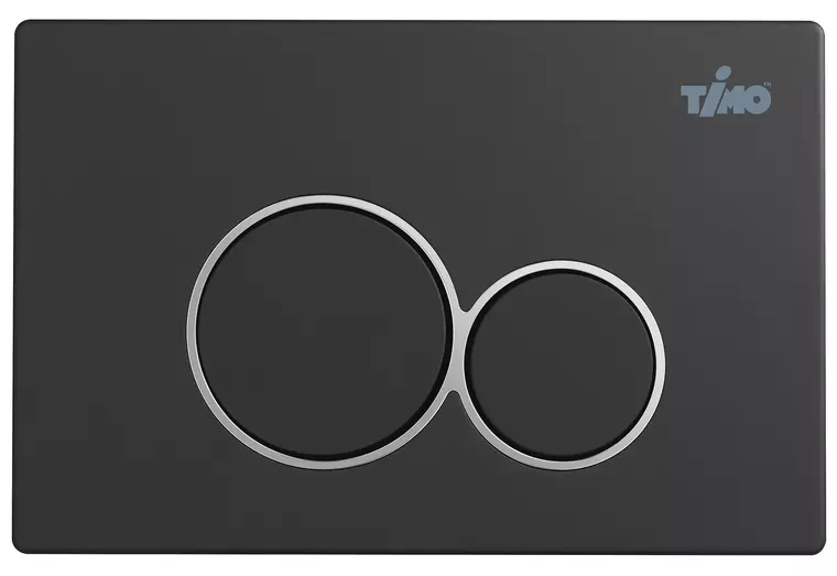 

Кнопка смыва «Timo» Kulo FP-001MB пластик черная матовая