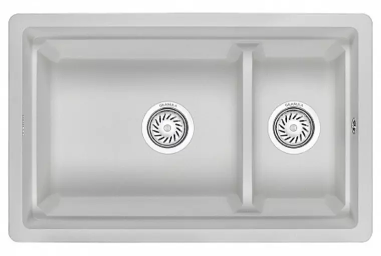 

Мойка для кухни «Granula» KS-7304U 73/45 искусственный камень арктик