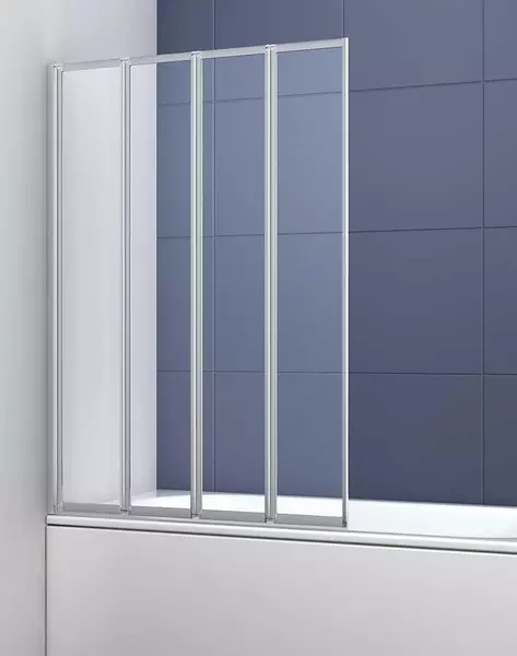 

Шторка на ванну стеклянная «Vincea» VSB-31100CL 100/140 прозрачная/хром левая