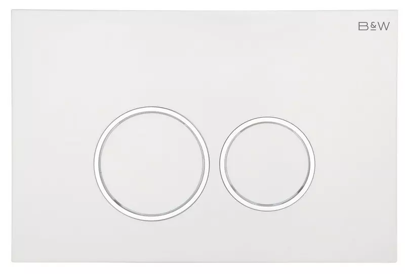 

Кнопка смыва «Black & White» WPI-09511 пластик Glossy Ivory 09511