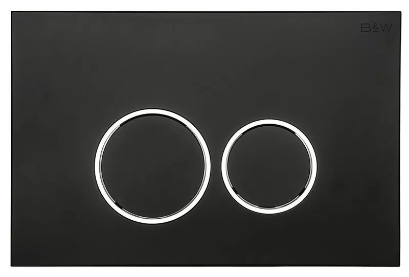 

Кнопка смыва «Black & White» WPI-09512 пластик Matt Black 09512