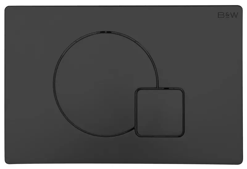 

Кнопка смыва «Black & White» WPI-09522 пластик Matt Black 09522