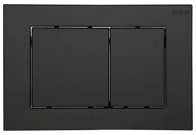 

Кнопка смыва «Black & White» WPI-09532 пластик Matt Black 09532