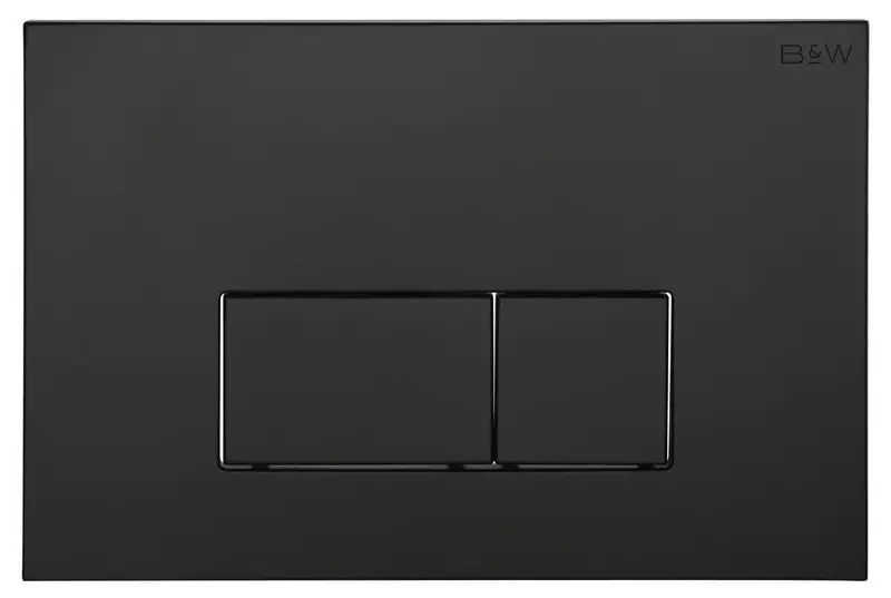 

Кнопка смыва «Black & White» WPI-09542 пластик Matt Black 09542