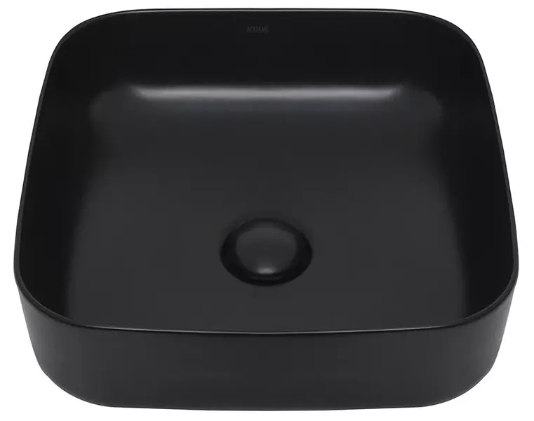 

Раковина «AQUAme» AQM5011MB 39/39 фарфоровая черная матовая