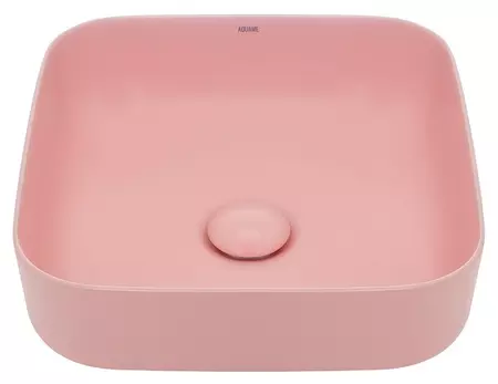 

Раковина «AQUAme» AQM5011MP 39/39 фарфоровая розовая матовая