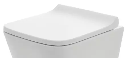 Сиденье для унитаза «AQUAme» AQM1205 дюропласт с микролифтом белое