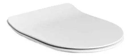 Сиденье для унитаза «Axa» Glomp 329101 дюропласт с микролифтом белое