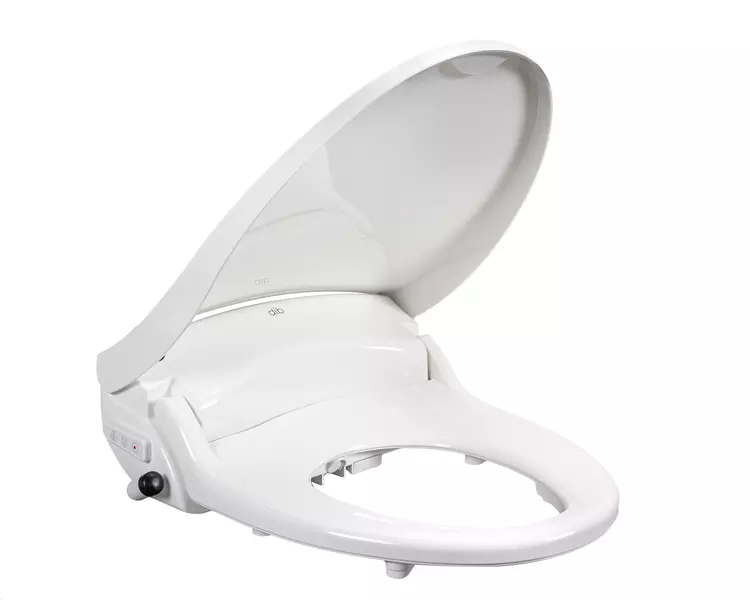 Сиденье для унитаза с биде «Krooch» DIB-C570R round округлая с микролифтом белое