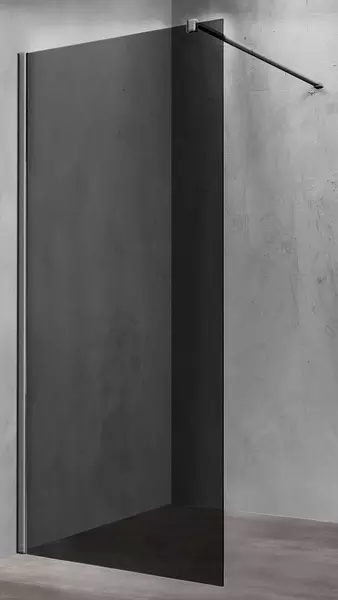 

Душевая перегородка «Vincea» Walk-In VSW-1H800CGGM 80/200 тонированная/вороненая сталь