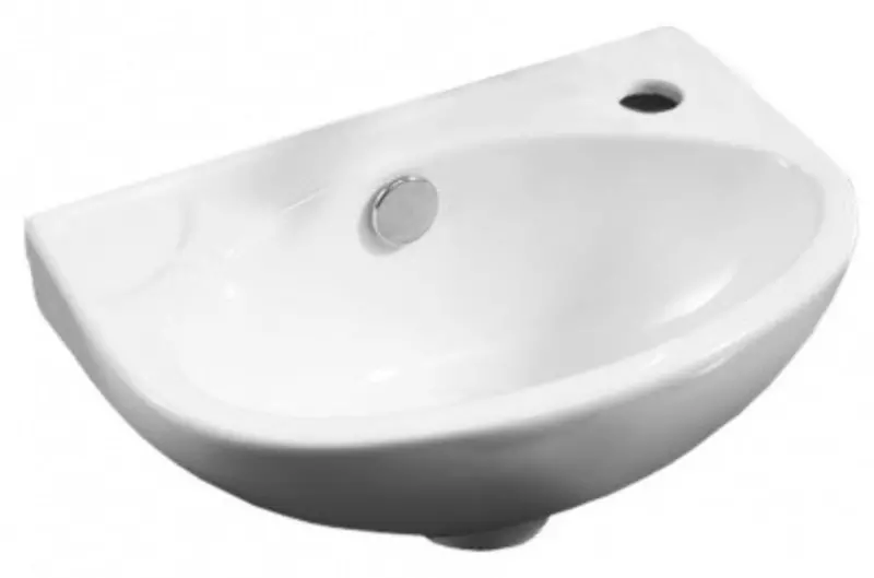 

Раковина угловая «Azario» 37/25 AZ41203 фарфоровая белая