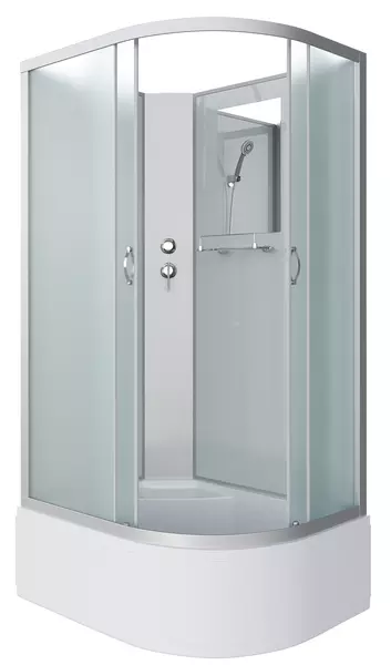 

Душевая кабина «Niagara» NG-2310-14LBK 120/80 высокий поддон матовая/белая без крыши левая