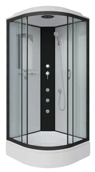 

Душевая кабина «Niagara» NG-6703-14G 80/80 средний поддон прозрачная/белая с гидромассажем