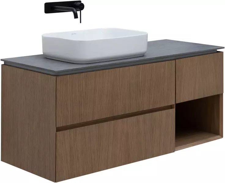 

Тумба с раковиной «Allen Brau» Infinity 120 L (274248) подвесная natural oak левая