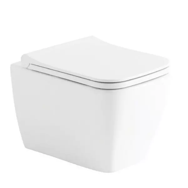 

Подвесной унитаз безободковый «Gural Vit» Nova Slim NO31DAK00/YM00DRP530000 белый с сиденьем с микролифтом белое